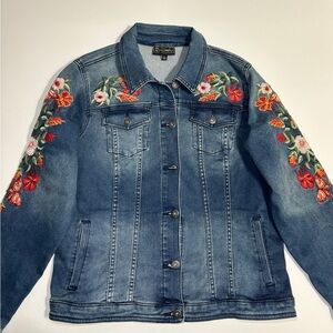 DG2 Jacket with Floral Embroidery